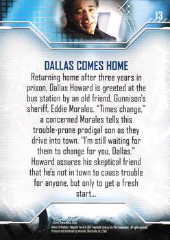 2007 Inkworks Alien vs. Predator Requiem #13 Dallas Comes Home Back