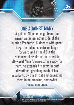 2007 Inkworks Alien vs. Predator Requiem #34 One Against Many Back