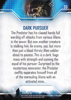 2007 Inkworks Alien vs. Predator Requiem #35 Dark Pursuer Back