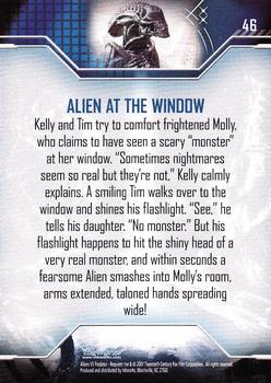 2007 Inkworks Alien vs. Predator Requiem #46 Alien at the Window Back