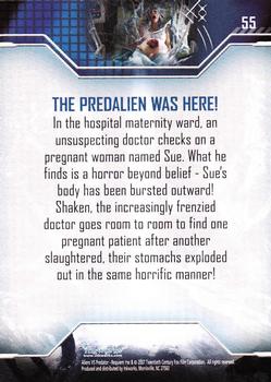 2007 Inkworks Alien vs. Predator Requiem #55 The Predalien Was Here! Back