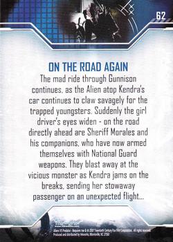 2007 Inkworks Alien vs. Predator Requiem #62 On the Road Again Back