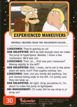 2008 Inkworks Family Guy Presents Episode IV: A New Hope #30 Experienced Maneuvers Back