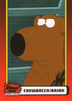 2008 Inkworks Family Guy Presents Episode IV: A New Hope #8 Brian Griffin as Chewbacca Front