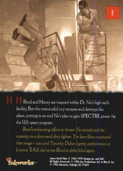 1996-97 Inkworks James Bond Connoisseur's Collection #8 Dr. No Back