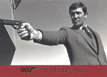 1996-97 Inkworks James Bond Connoisseur's Collection #77 The Lazenby Files Front