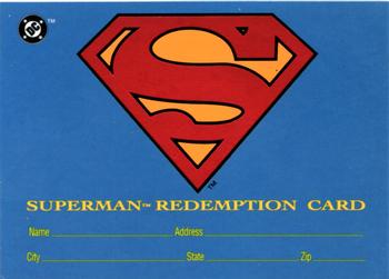 1993 SkyBox DC Comics Bloodlines - Real Superman #S5 Redemption Card Front
