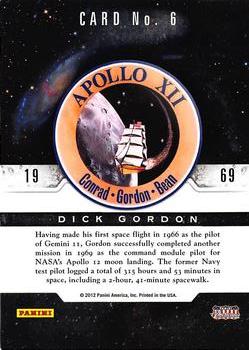 2012 Panini Americana Heroes & Legends - Astronauts #6 Dick Gordon Back