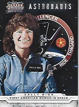 2012 Panini Americana Heroes & Legends - Astronauts #17 Sally Ride Front