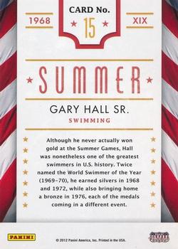 2012 Panini Americana Heroes & Legends - Olympics #15 Gary Hall Sr. Back