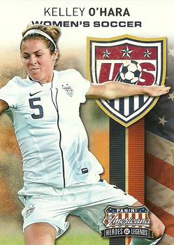 2012 Panini Americana Heroes & Legends - US Women's Soccer Team #13 Kelley O'Hara Front