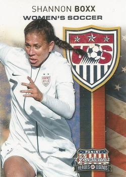2012 Panini Americana Heroes & Legends - US Women's Soccer Team #19 Shannon Boxx Front