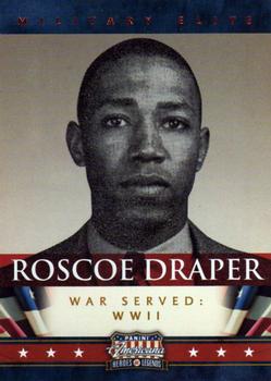 2012 Panini Americana Heroes & Legends - US Military Elite #8 Roscoe Draper Front