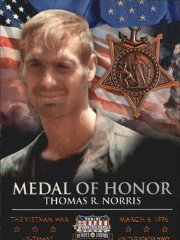 2012 Panini Americana Heroes & Legends - Medal of Honor #2 Thomas R. Norris Front