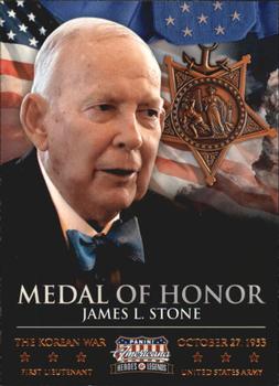 2012 Panini Americana Heroes & Legends - Medal of Honor #7 James L. Stone Front