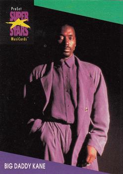 1991 Pro Set SuperStars MusiCards #111 Big Daddy Kane Front