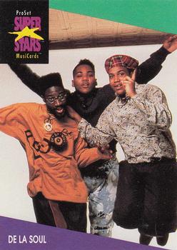 1991 Pro Set SuperStars MusiCards #115 De La Soul Front