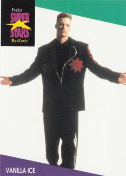 1991 Pro Set SuperStars MusiCards #142 Vanilla Ice Front