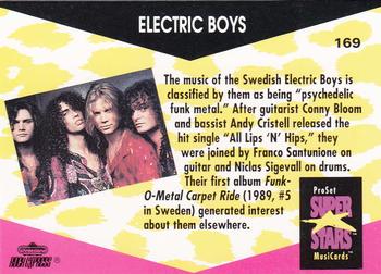 1991 Pro Set SuperStars MusiCards #169 Electric Boys Back
