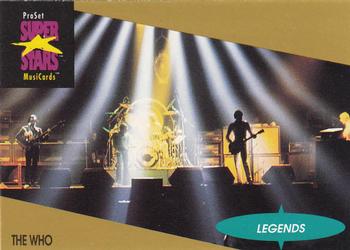 1991 Pro Set SuperStars MusiCards #19 The Who Front