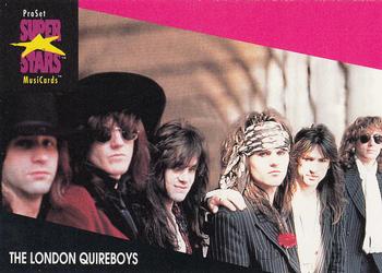1991 Pro Set SuperStars MusiCards #203 The London Quireboys Front