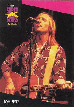 1991 Pro Set SuperStars MusiCards #217 Tom Petty Front