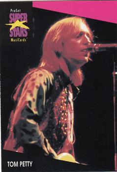 1991 Pro Set SuperStars MusiCards #218 Tom Petty Front
