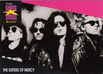 1991 Pro Set SuperStars MusiCards #236 The Sisters of Mercy Front