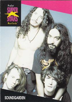 1991 Pro Set SuperStars MusiCards #238 Soundgarden Front