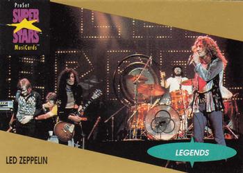 1991 Pro Set SuperStars MusiCards #23 Led Zeppelin Front