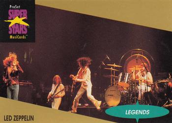 1991 Pro Set SuperStars MusiCards #25 Led Zeppelin Front