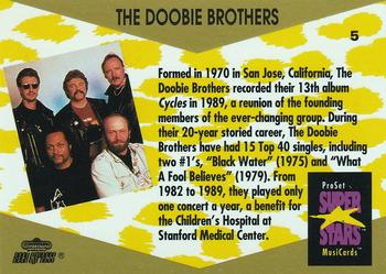 1991 Pro Set SuperStars MusiCards #5 The Doobie Brothers Back