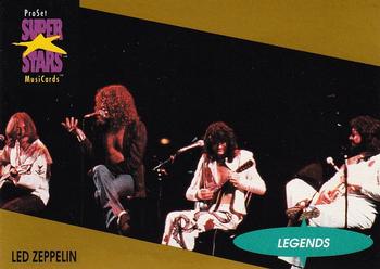1991 Pro Set SuperStars MusiCards #22 Led Zeppelin Front