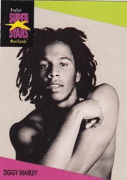 1991 Pro Set SuperStars MusiCards #70 Ziggy Marley Front