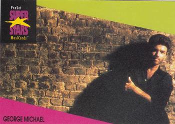 1991 Pro Set SuperStars MusiCards #75 George Michael Front