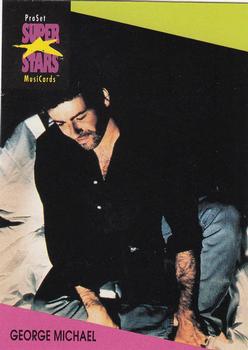 1991 Pro Set SuperStars MusiCards #78 George Michael Front