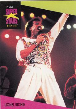 1991 Pro Set SuperStars MusiCards #91 Lionel Richie Front