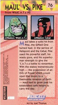 1994 Wildstorm WildC.A.T.s #76 Maul vs. Pike Back
