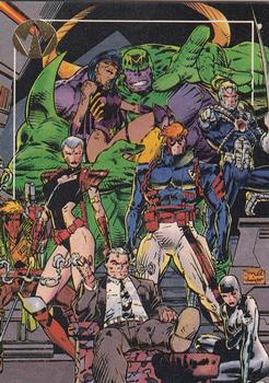 1993 Topps WildC.A.T.s #1 WildC.A.T.s Covert Action Teams Front