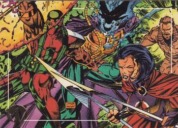 1993 Topps WildC.A.T.s #43 The Youngblood press their adva Front