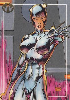1993 Topps WildC.A.T.s #5 Void tells Marlowe of her recur Front