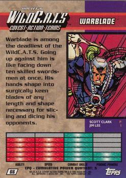 1993 Topps WildC.A.T.s #68 Grifter Back
