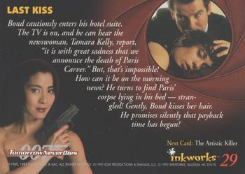 Inkworks Women Of James Bond Widevision Base Card #36 Paris Carver