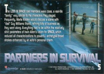 1997 Inkworks Lost in Space: The Classic Series #5 Partners in Survival Back