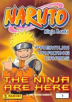 2006 Inkworks Naruto: Ninja Ranks #1 Naruto: Ninja Ranks (title card) Back