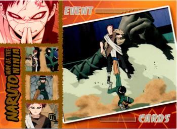 2006 Panini Naruto: Way of the Ninja #101 Gaara vs. Rock Lee Front
