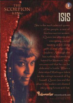 2002 Inkworks The Scorpion King #9 Isis Back
