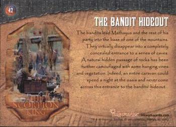 2002 Inkworks The Scorpion King #42 The Bandit Hideout Back