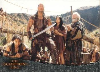 2002 Inkworks The Scorpion King #43 Not the Warmest Welcome Front