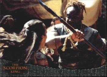 2002 Inkworks The Scorpion King #47 Mathayus and Balthazar Front